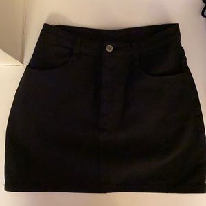 Brandy Melville black denim skirt
